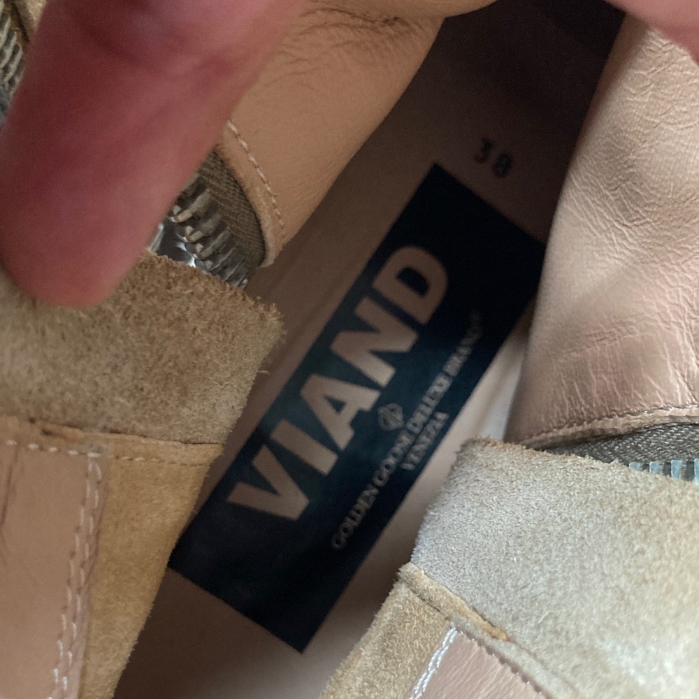 Golden Goose Viand Tan Suede Ankle Boots - Picture 9 of 11